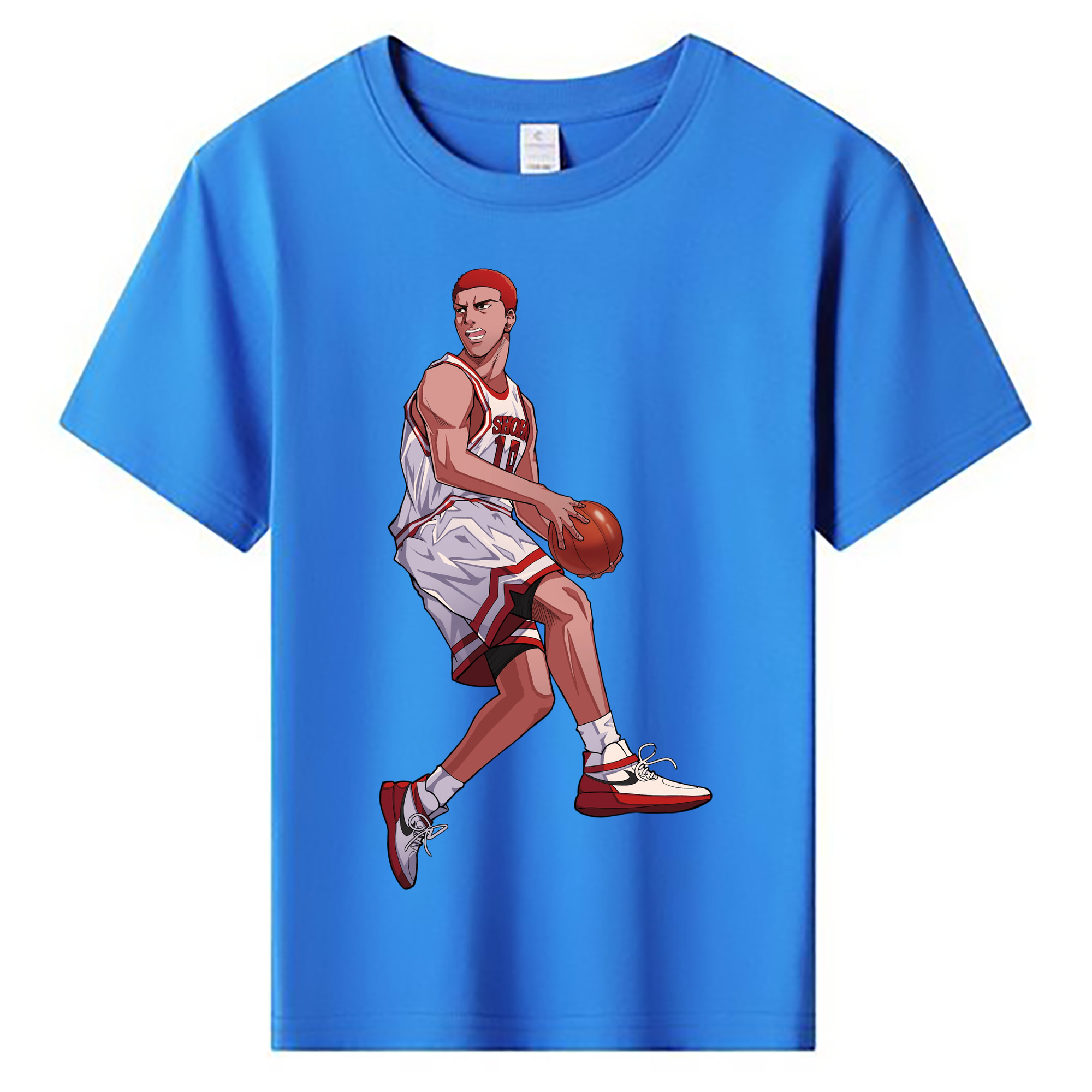 （画像用） SLAM DUNK／スラムダンク 綿100％キッズTシャツ（フロントプリント）